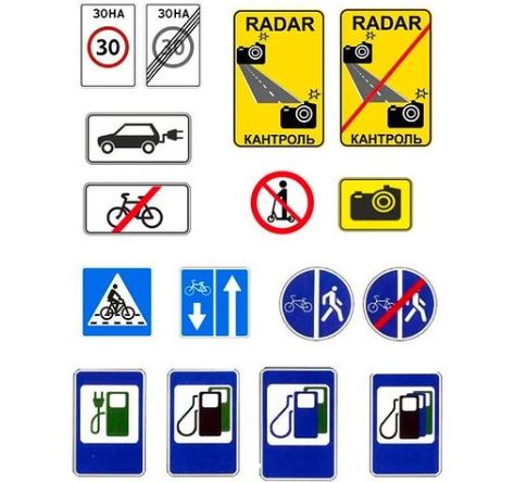 В октябре в Беларуси появятся новые дорожные знаки
