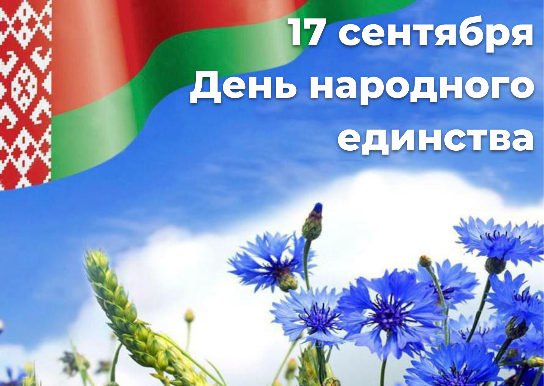 Поздравления с Днем народного единства члена Совета Республики Национального собрания Республики Беларусь 8-го созыва Андрея Янушко