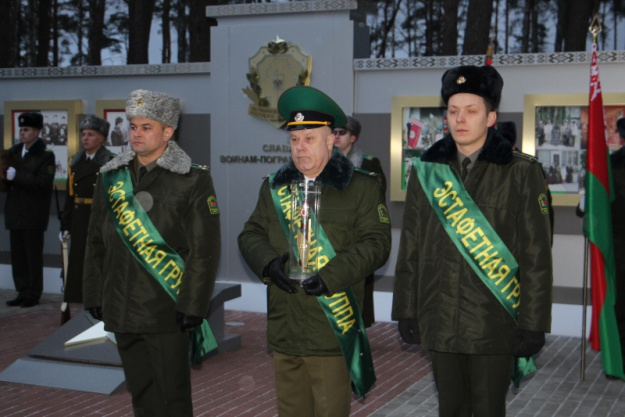 «Эстафету Победы» принимала Сморгонская пограничная группа