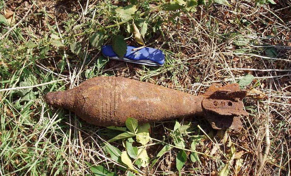 Под Гродно рабочие обнаружили артиллерийский снаряд времен Великой Отечественной войны