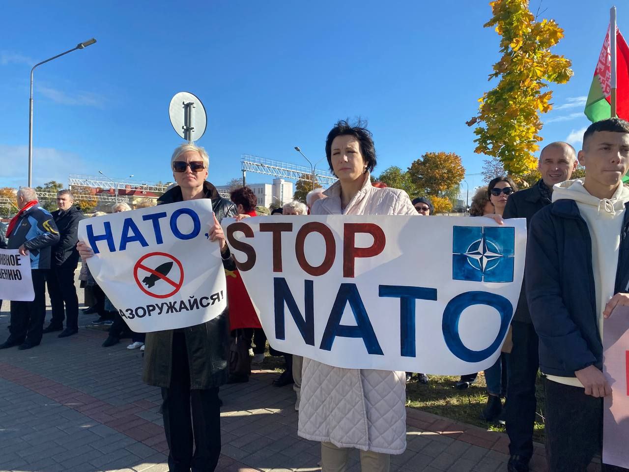 В Гродно проходит пикет против недружественной политики Республики Польша.